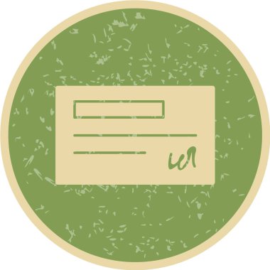 Kağıt simgesinin vektör illüstrasyonu