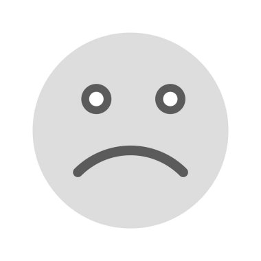 Üzücü Duygu Simgesi Moda Tarzı İzole Arkaplan