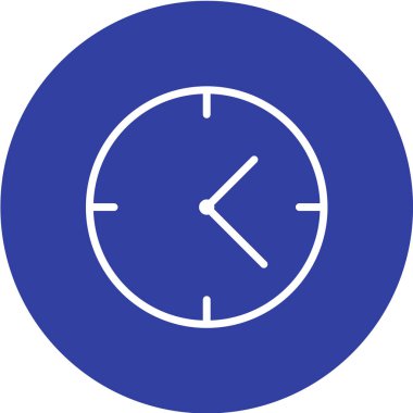 Saat simgesi. vektör illüstrasyonu