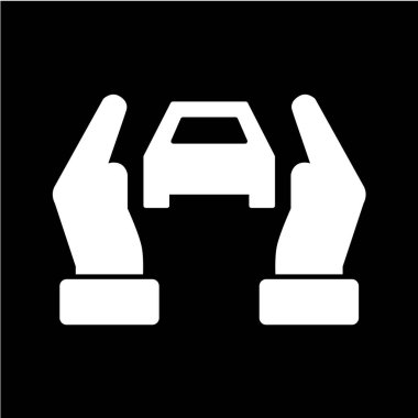 araba servisi vektör simgesi