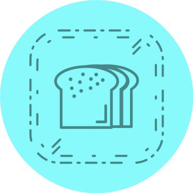 Gıda Web ikonu vektör illüstrasyonu 