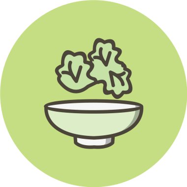  Gıda ve içecek Web ikonu vektör illüstrasyonu