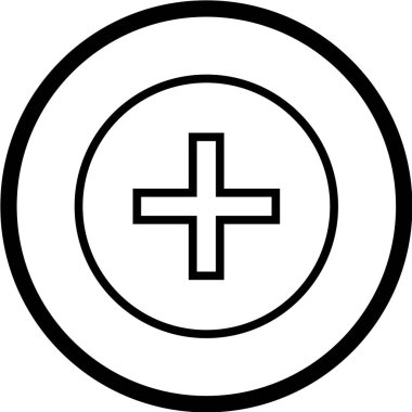 tıbbi simge vektör illüstrasyonu