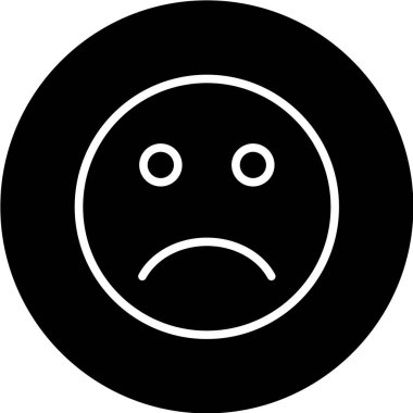 Gülümseme simgesi, vektör illüstrasyonu