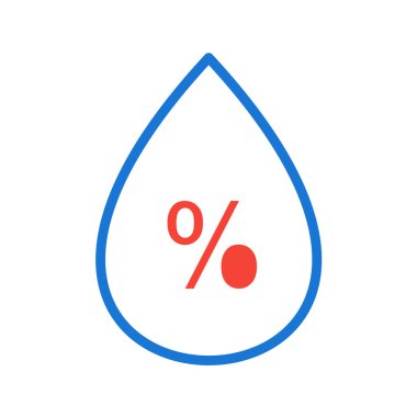 İndirim etiketli izole bir satır simgesinin çizimi