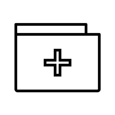 tıbbi simge vektör illüstrasyonu