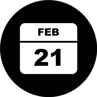 Tarih için takvimi olan illüstrasyon