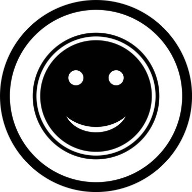  Moda Biçimli Mutlu Emoji Simgesi İzole Arkaplan