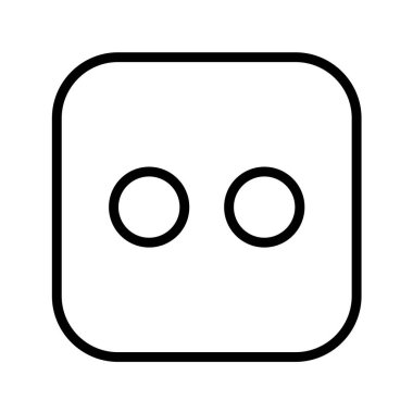 yüz ikonu. vektör illüstrasyonu