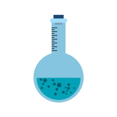 Laboratuvar matarası ikonu. vektör illüstrasyonu