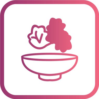  Gıda ve içecek Web ikonu vektör illüstrasyonu