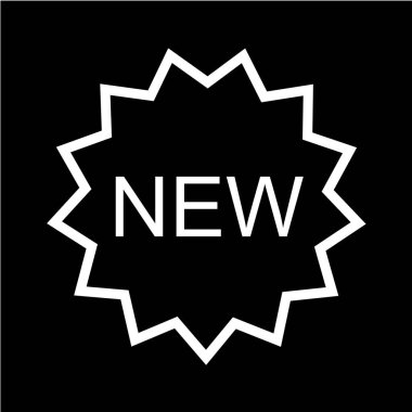 Yeni bir çizgi roman simgesinin vektör çizimi