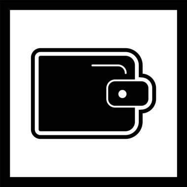  Cüzdan Simgesi Moda Biçimli Ayrı Arkaplan