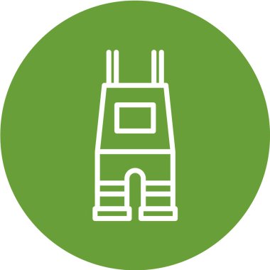 Bahçıvanlık simgesi evli tasarım vektörü illüstrasyonu