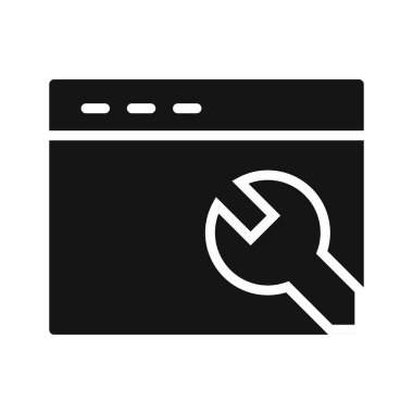 seo modern simgesinin vektör illüstrasyonu