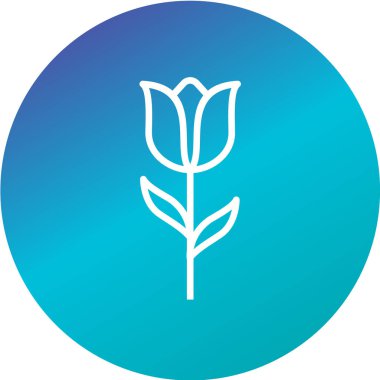 çiçek web simgesi vektör illüstrasyonu 