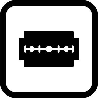 Bıçak Simgesi Moda Biçimi İzole Arkaplan