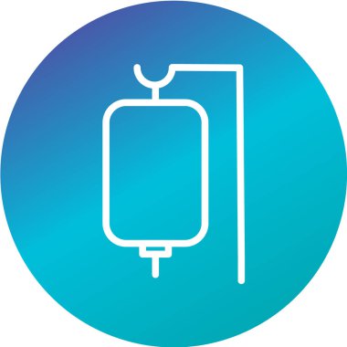 mavi arkaplanda tıbbi simge