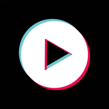 Moda Biçimli İzole Arkaplanda Simge Çal