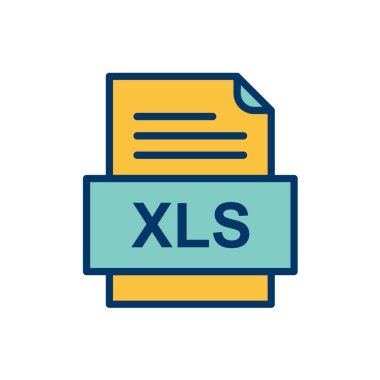 tipik dosya biçimi vektör illüstrasyonu 