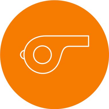 Islık simgesi. vektör illüstrasyonu