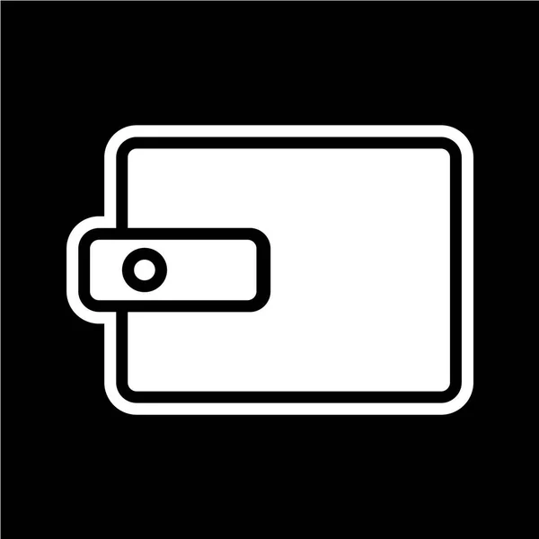 Icono Cartera Ilustración Vectorial — Vector de stock