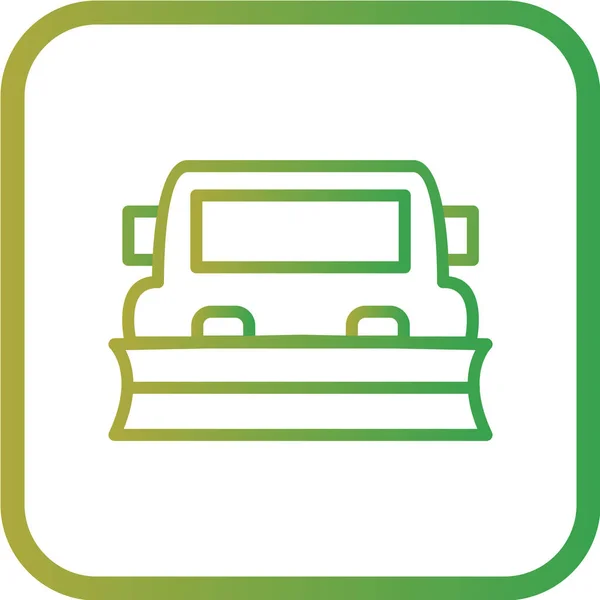 Icône Vectorielle Voiture Panneau Automobile Symbole Transport — Image vectorielle