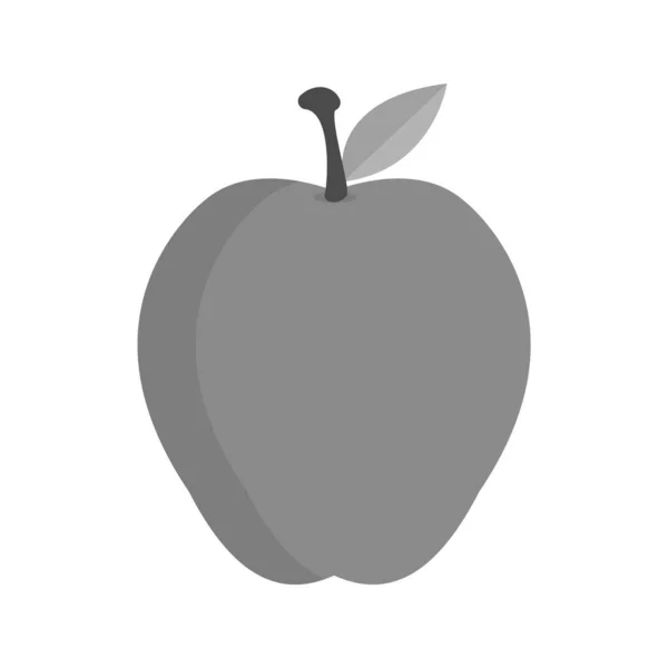 Icono Icono Apple Estilo Moda Fondo Aislado — Vector de stock