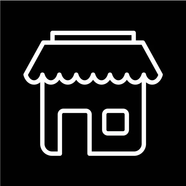 Store Sign Icon Vector Illustration — 스톡 벡터