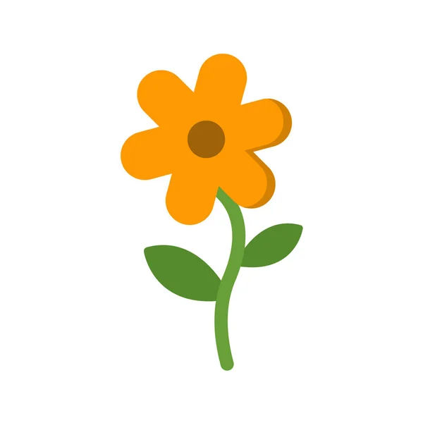 Ikona Ilustracja Kwiat Projekt Wektor — Wektor stockowy