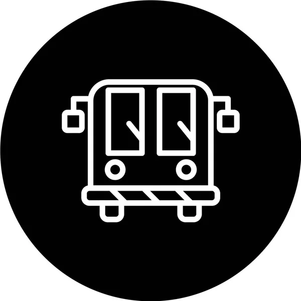 Icono Transporte Vector Ilustración — Archivo Imágenes Vectoriales