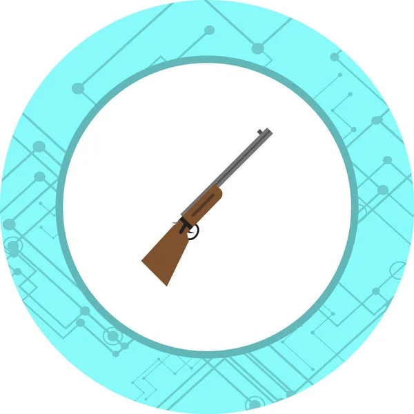 Shotgun Icon Trendigen Stil Isolierten Hintergrund — Stockvektor