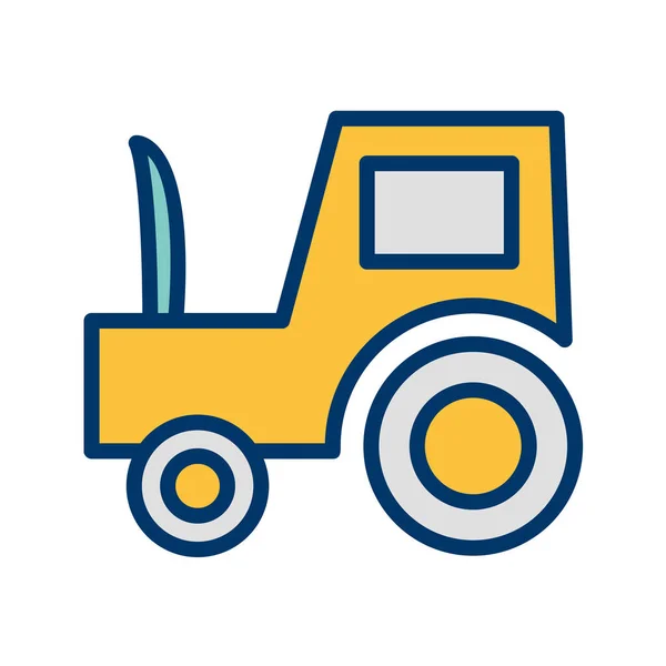 Icono Del Vector Transporte Ilustración — Vector de stock