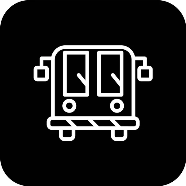 Icono Transporte Vector Ilustración — Vector de stock