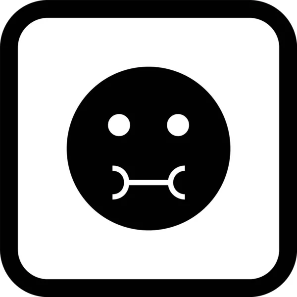 Kranke Emoji Ikone Trendigen Stil — Stockvektor
