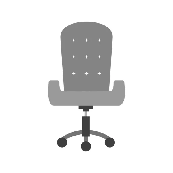 Icono Silla Oficina Estilo Moda Aislado Fondo — Vector de stock