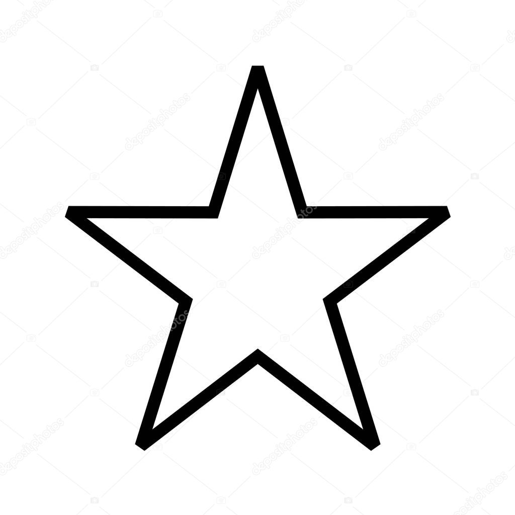 star icon vector illustration