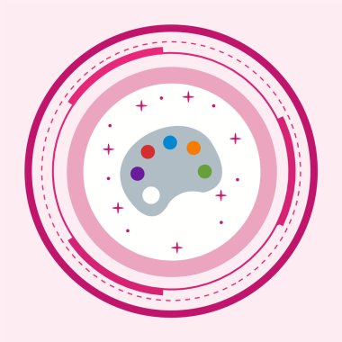 minimalist vektör illüstrasyonu, uygulama simgesi