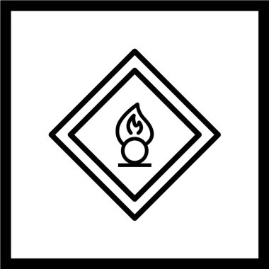 Yol simgesi, vektör illüstrasyonu