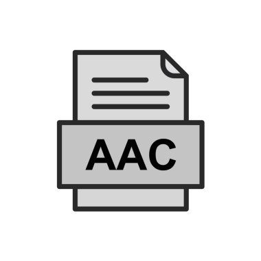 dosya biçimi simgesi, vektör illüstrasyonu