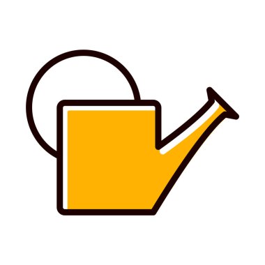 Moda Biçimli Su Kutusu Simgesi İzole Arkaplan