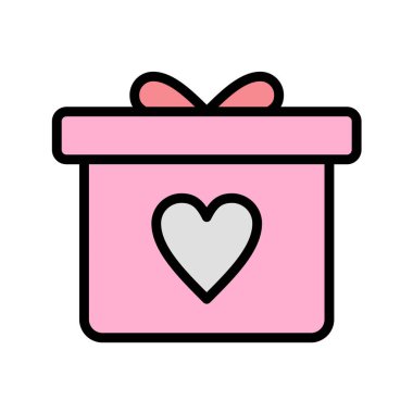 hediye kutusu vektör simgesi