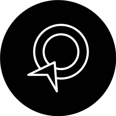 seo modern simgesinin vektör illüstrasyonu