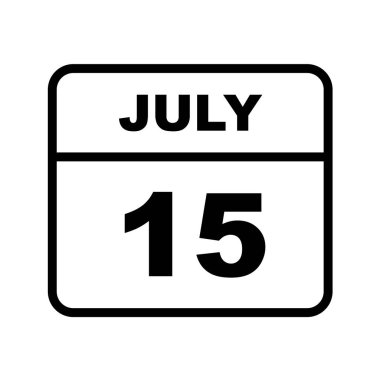 Takvim İmza Simgesi, vektör illüstrasyonu