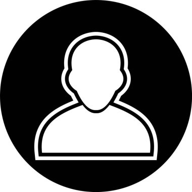 Moda Biçimli Avatar Simgesi İzole Arkaplan