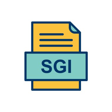 tipik dosya biçimi vektör illüstrasyonu 