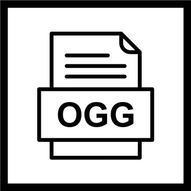 dosya biçimi simgesi, vektör illüstrasyonu