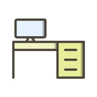 İş, ofis, vektör çizimi 