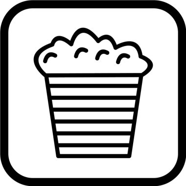 Gıda Web ikonu vektör illüstrasyonu 