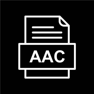 dosya biçimi simgesi, vektör illüstrasyonu